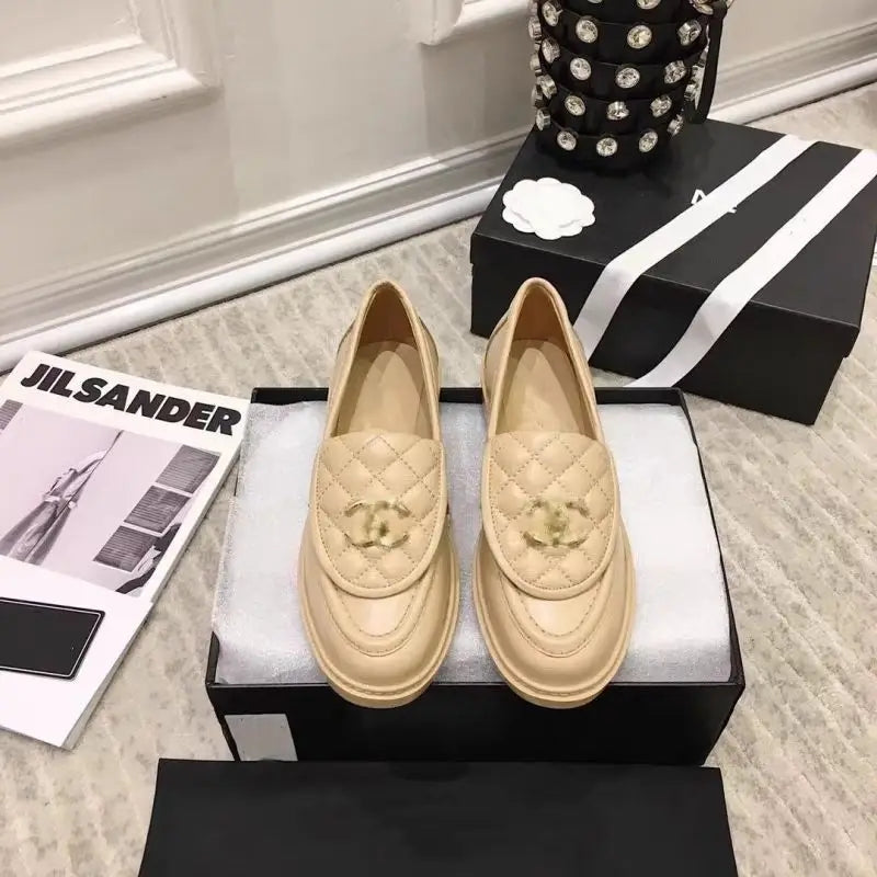 Classic Quilted Leather Loafers – Elegance Meets Everyday Comfort - ThePoshLabel