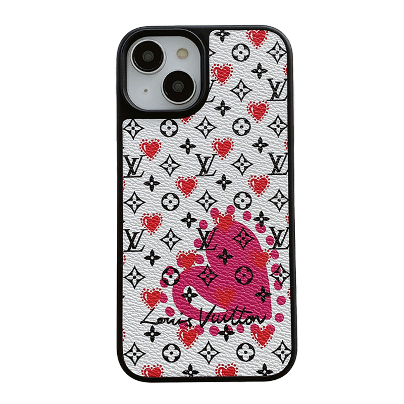 Luxury Balloon &amp; Heart Leather iPhone Case