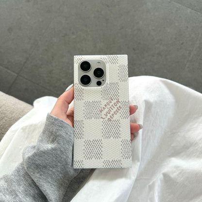 Luxury Black &amp; White Sqaure iPhone Case