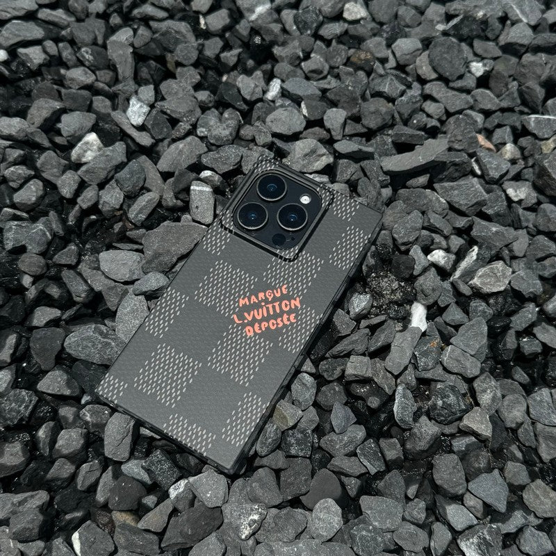 Luxury Black &amp; White Sqaure iPhone Case