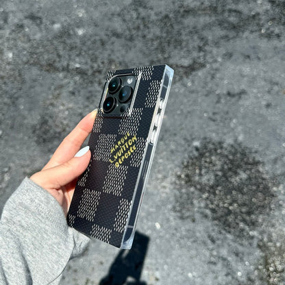 Luxury Black &amp; White Sqaure iPhone Case