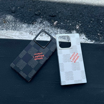 Luxury Black &amp; White Sqaure iPhone Case