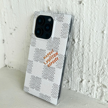 Luxury Black &amp; White Sqaure iPhone Case
