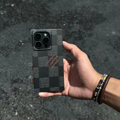 Luxury Black &amp; White Sqaure iPhone Case