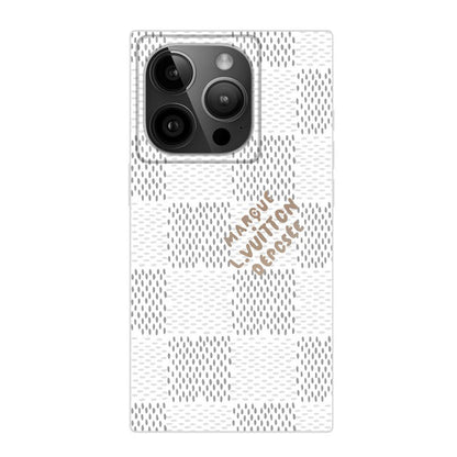 Luxury Black &amp; White Sqaure iPhone Case