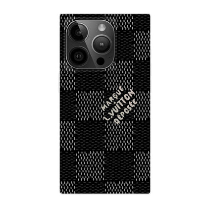 Luxury Black &amp; White Sqaure iPhone Case