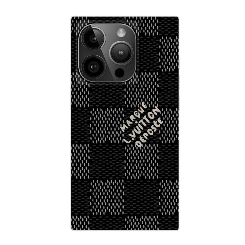 Luxury Black &amp; White Sqaure iPhone Case