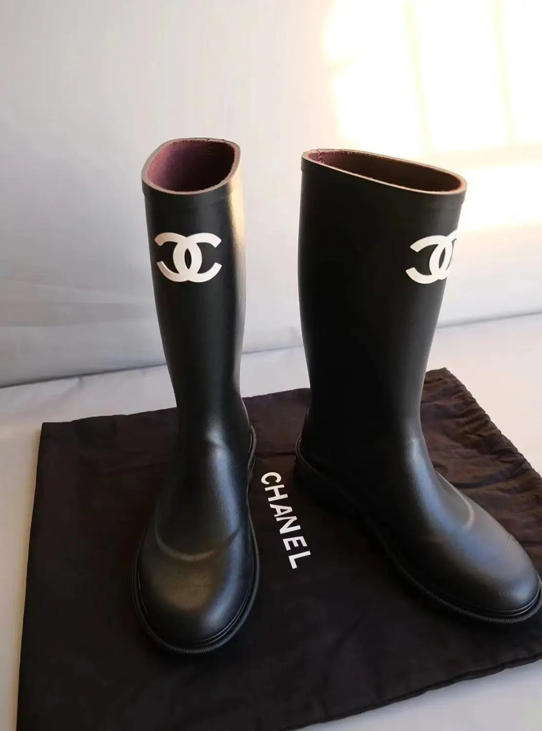 Elegant Classic Waterproof Tall Boots – Timeless Style &amp; Comfort