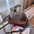 Elegant Leather Handbag: A Touch of Light Luxury - ThePoshLabel - BROWN