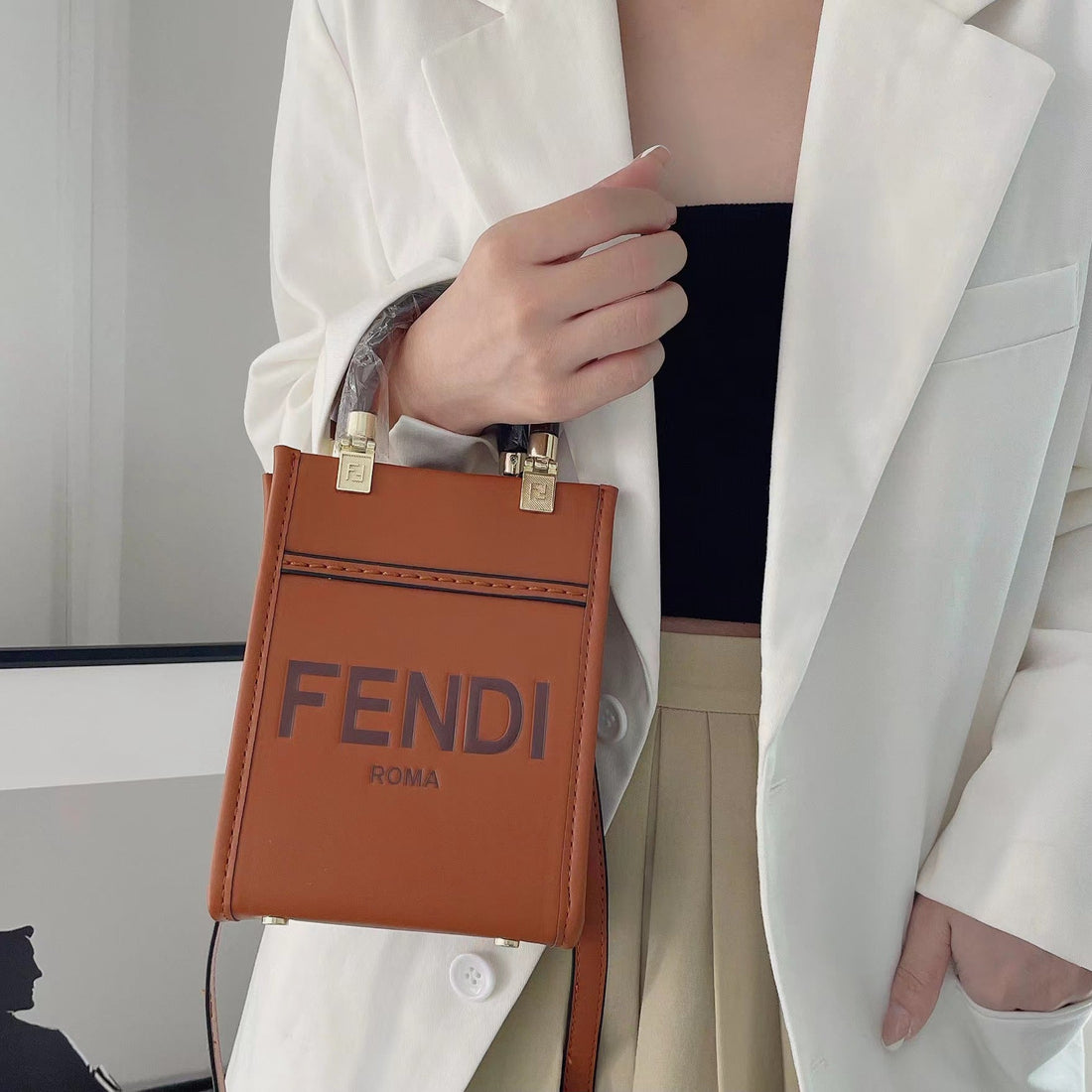 Classic Tote Bag With Crossbody - ThePoshLabel - A