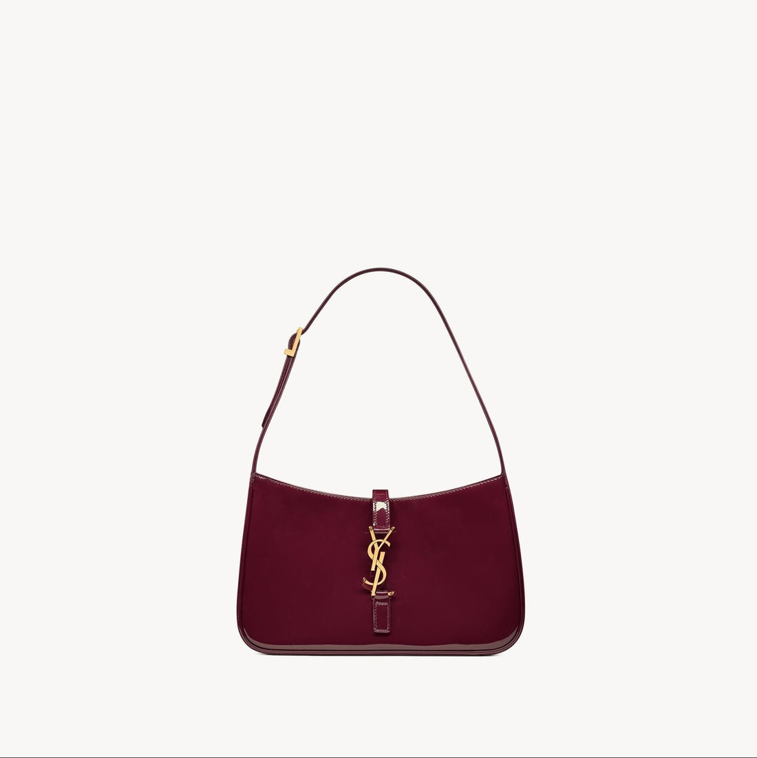 Burgundy Saint Laurent Hobo Bag – Elevate Your Style Effortlessly - ThePoshLabel - Burgundy(Light)