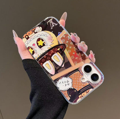 Luxury Labubu L &amp; V iPhone Case – Cute Meets Class