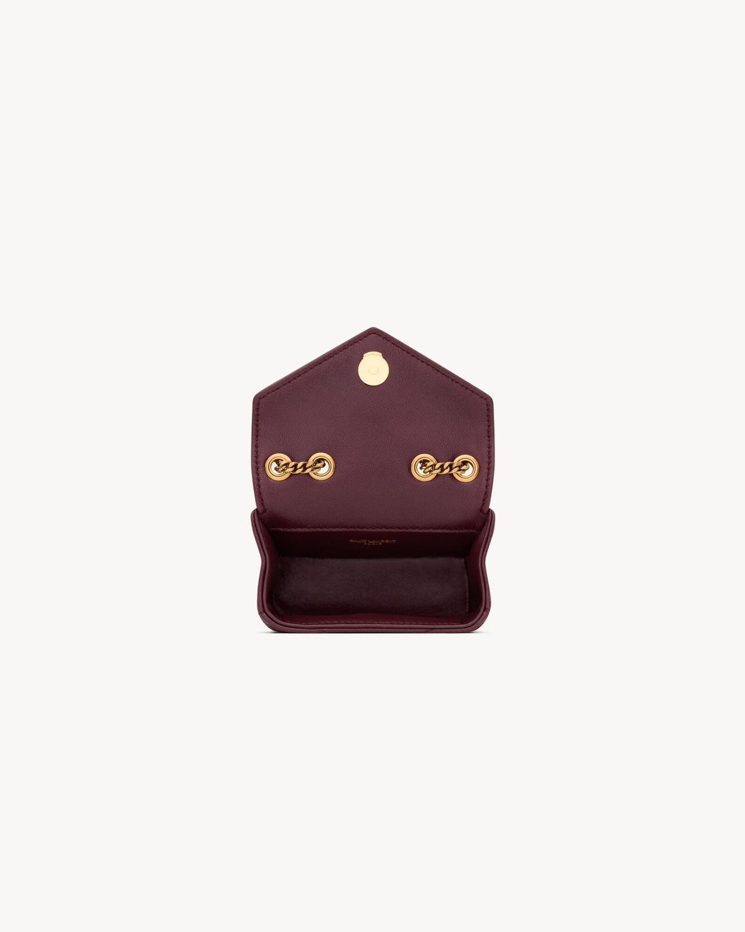 L-Y Leather Mini Chain Adjustable Handbag Wallet