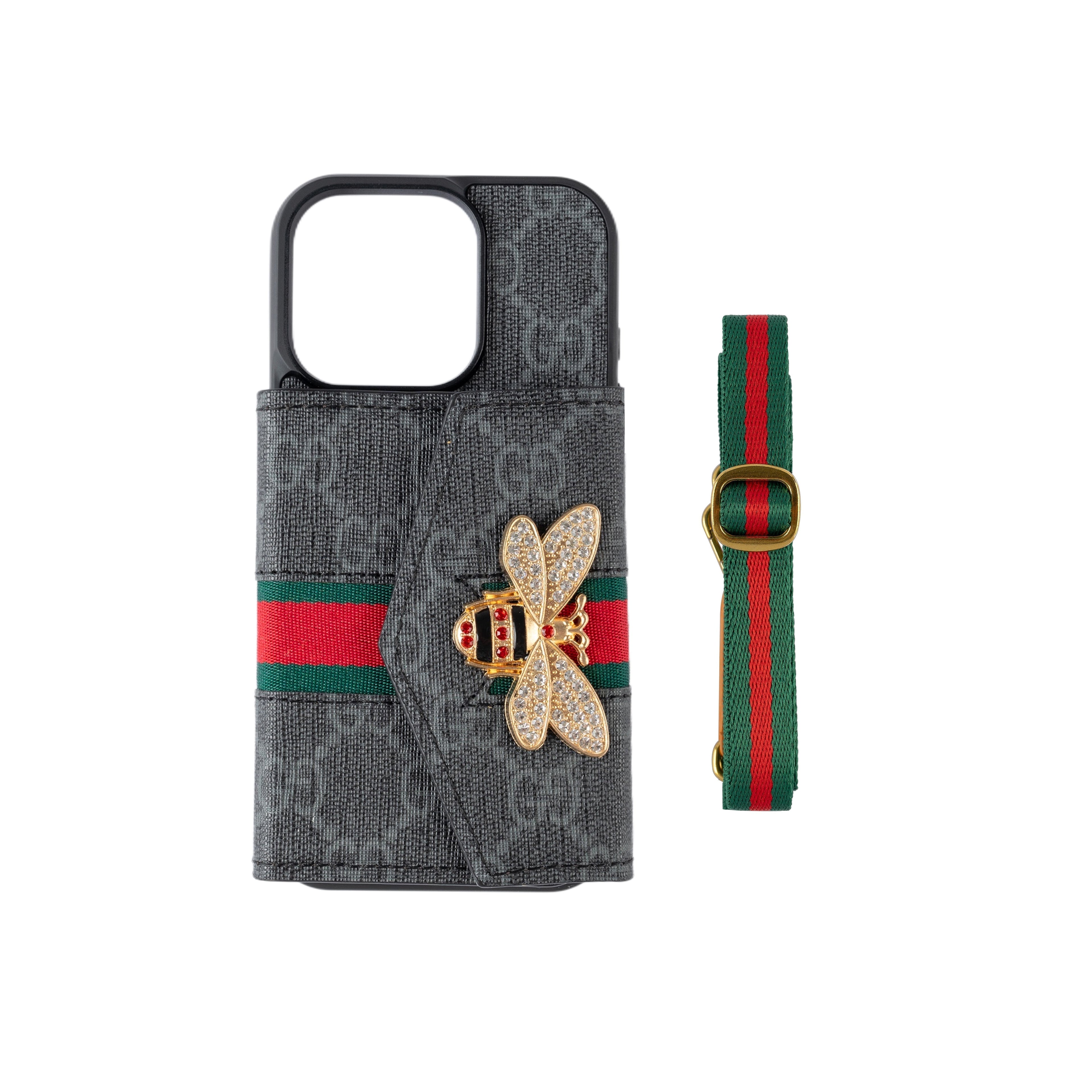 Premium Advanced Crossbody iPhone Case with Card Holder &amp; Shoulder Strap