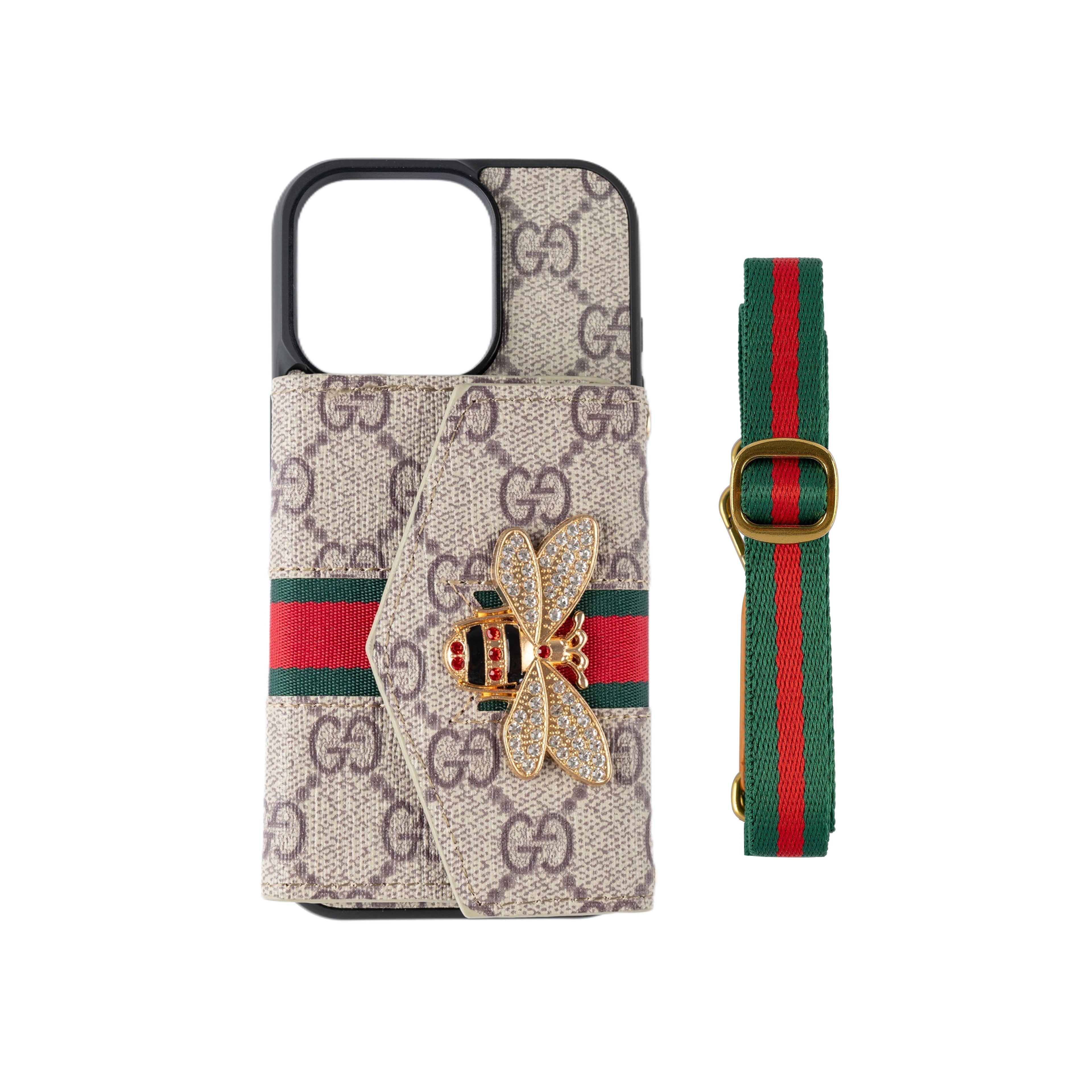 Premium Advanced Crossbody iPhone Case with Card Holder &amp; Shoulder Strap