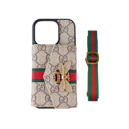 Premium Advanced Crossbody iPhone Case with Card Holder &amp; Shoulder Strap