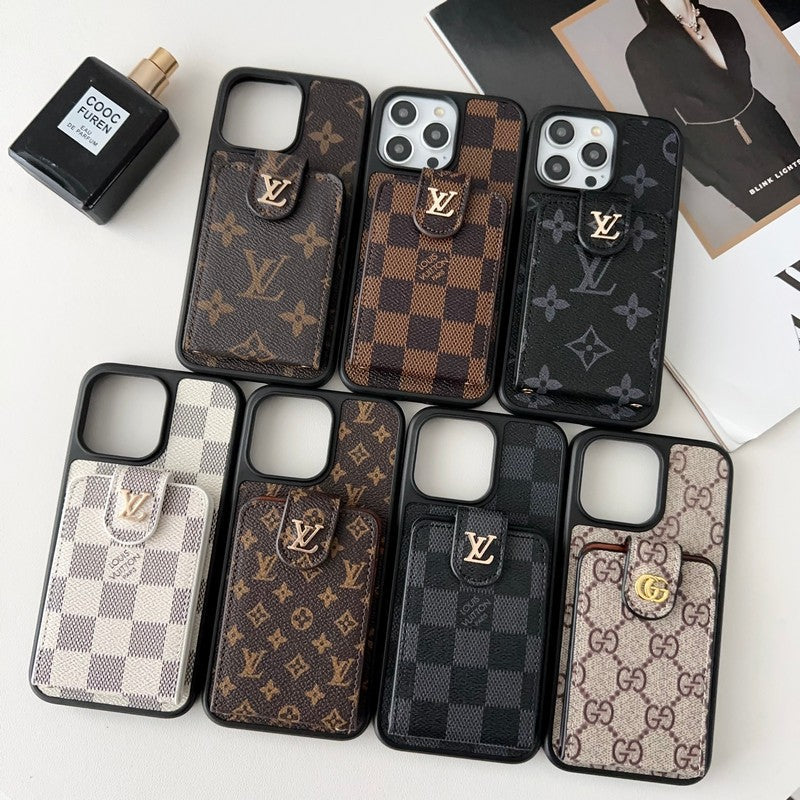 Luxury Black &amp; White Card Bag iPhone Case