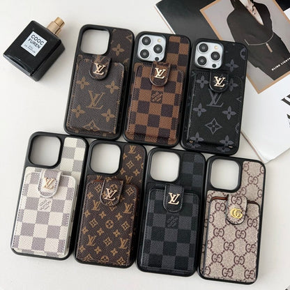 Luxury Black &amp; White Card Bag iPhone Case