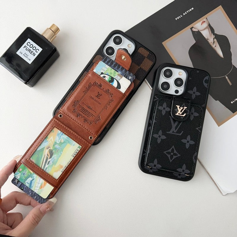 Luxury Black &amp; White Card Bag iPhone Case