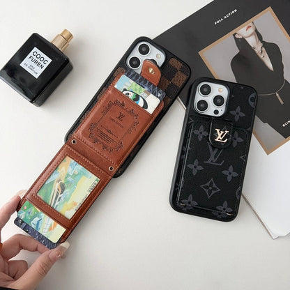 Luxury Black &amp; White Card Bag iPhone Case