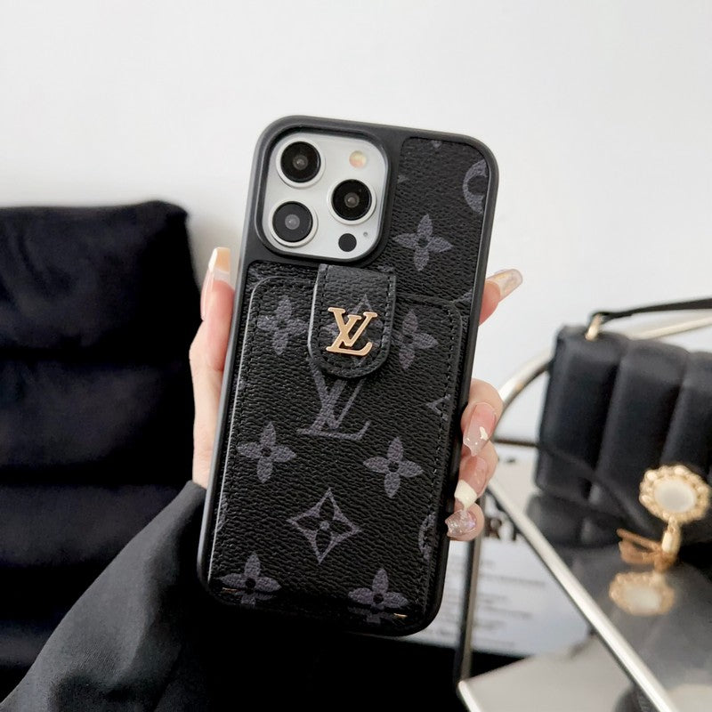 Luxury Black &amp; White Card Bag iPhone Case