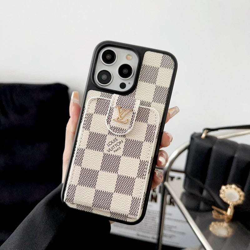 Luxury Black &amp; White Card Bag iPhone Case