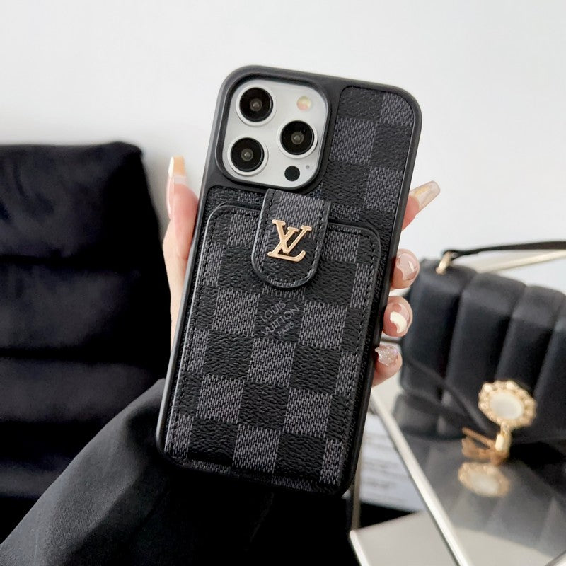 Luxury Black &amp; White Card Bag iPhone Case