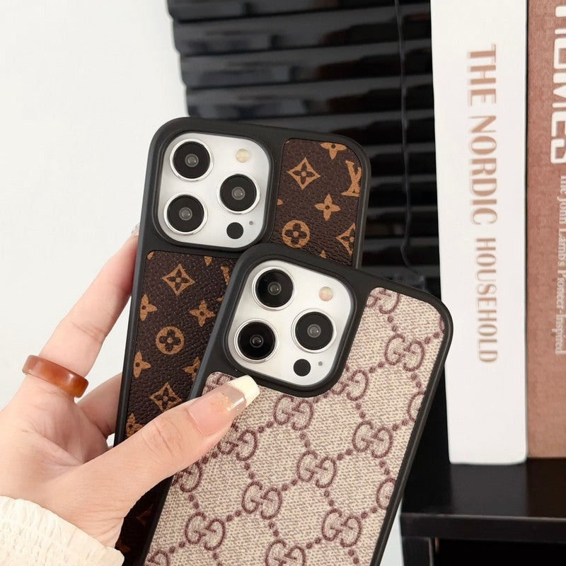 Luxury Black &amp; White Hand Chain iPhone Case