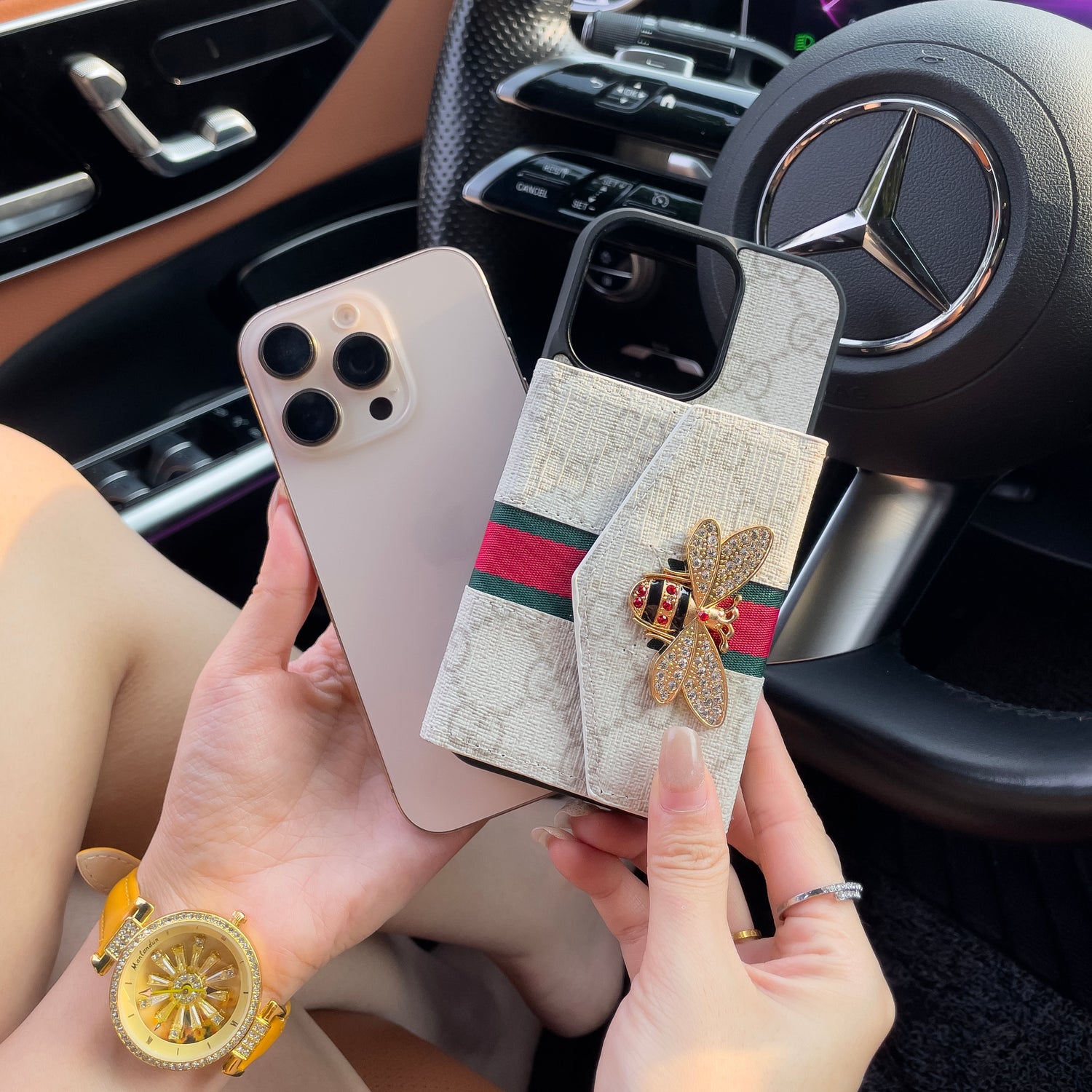 Premium Advanced Crossbody iPhone Case with Card Holder &amp; Shoulder Strap