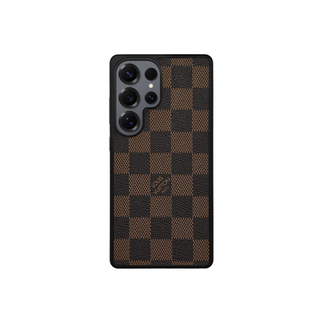 Checked Up Brown Case | Samsung - ThePoshLabel