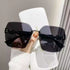 Custom Luxury H Sunglasses - ThePoshLabel - black