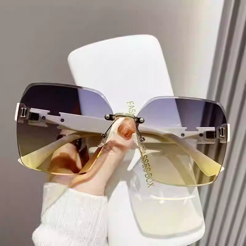 Custom Luxury H Sunglasses - ThePoshLabel - dark-brown
