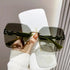 Custom Luxury H Sunglasses - ThePoshLabel - green