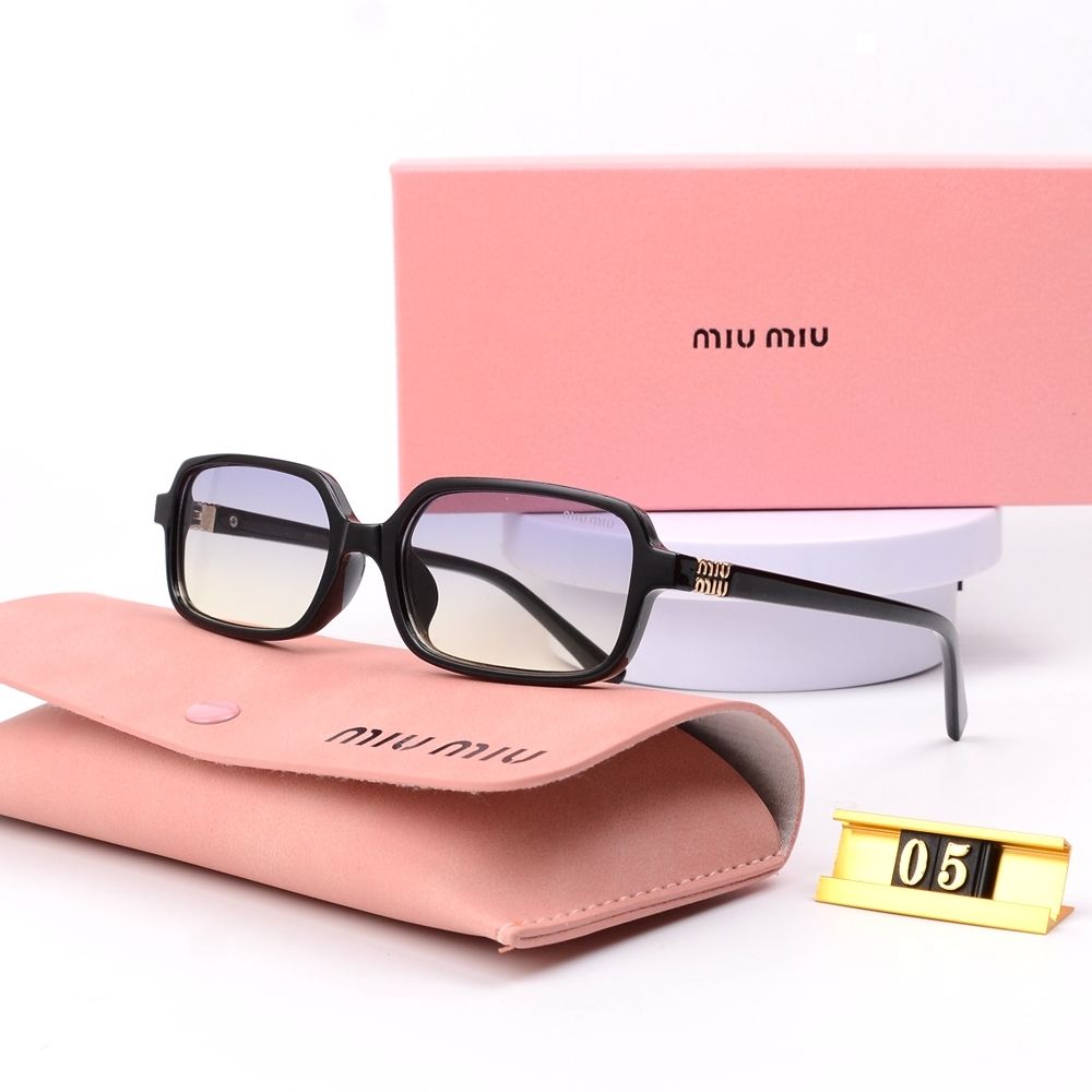 Leopard Print Square Frame Retro Glasses &amp; Sunglasses