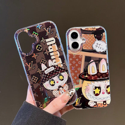 Luxury Labubu L &amp; V iPhone Case – Cute Meets Class